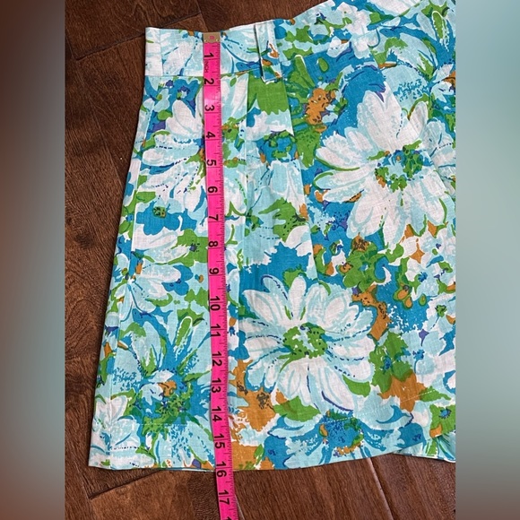 Faithfull The Brand Priscilla Gardone Floral Print 100% Linen Shorts Size 6 - Picture 8 of 12